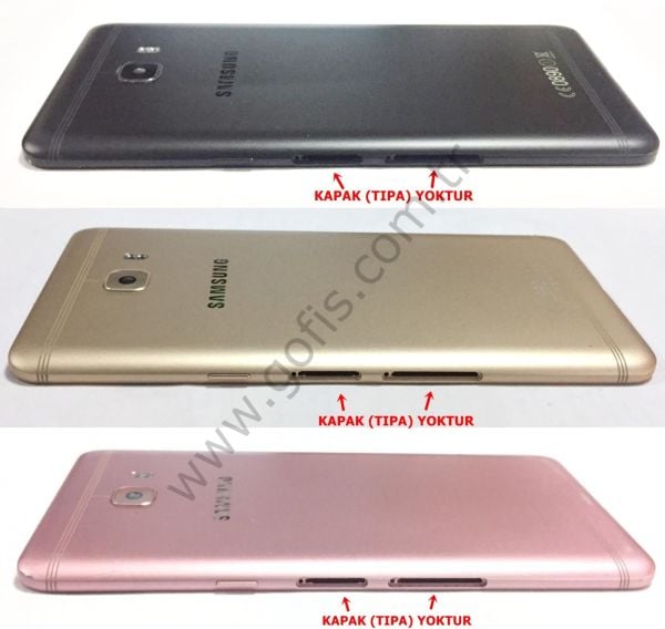 SAMSUNG GALAXY C9 PRO KASA ARKA PİL KAPAK +BUZZER +KAMERA LENS CAMI SM-C9000 %100 ORİJİNAL