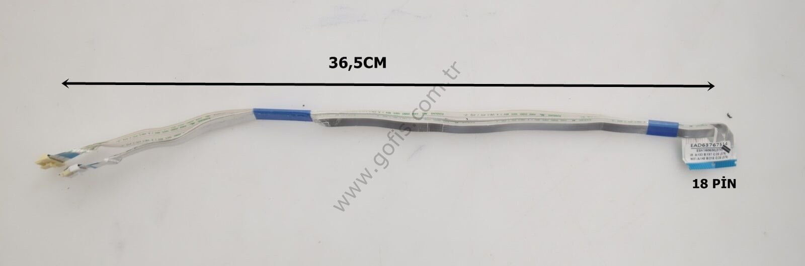 LG 43UH650V FLEX KABLO EAD63767514 36,5CM 18 PİN FLEX CABLE