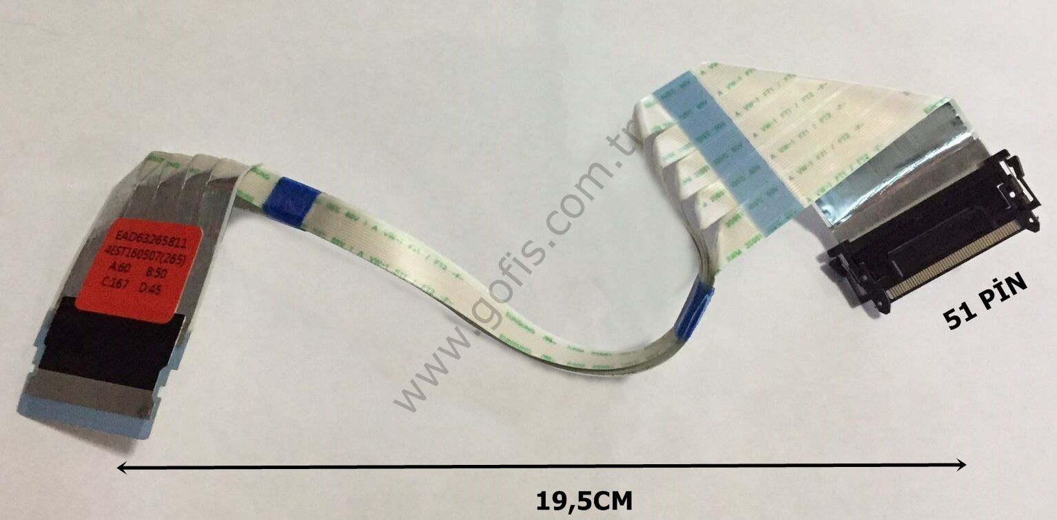 LG 43LH560V-ZB LVDS KABLO EAD63265811 19,5CM 51 PİN LVDS CABLE
