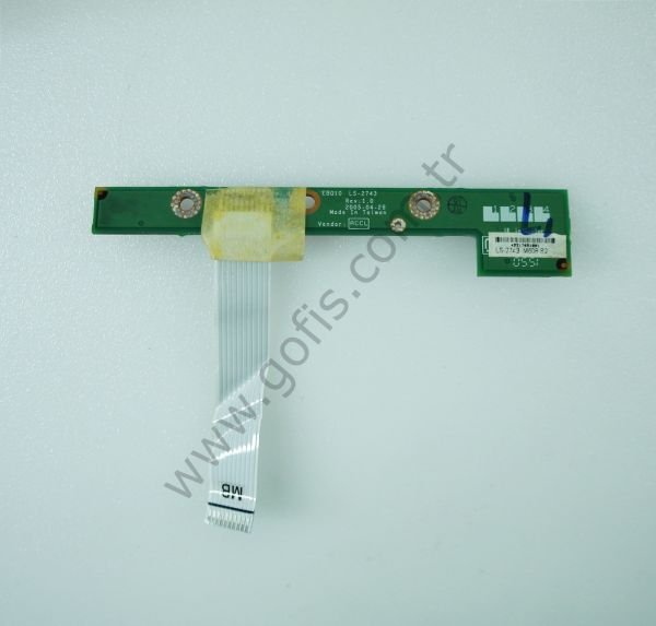 TOSHİBA SATELLİTE M60-183 POWER BUTTON BOARD LS-2743 NBX00000Q00