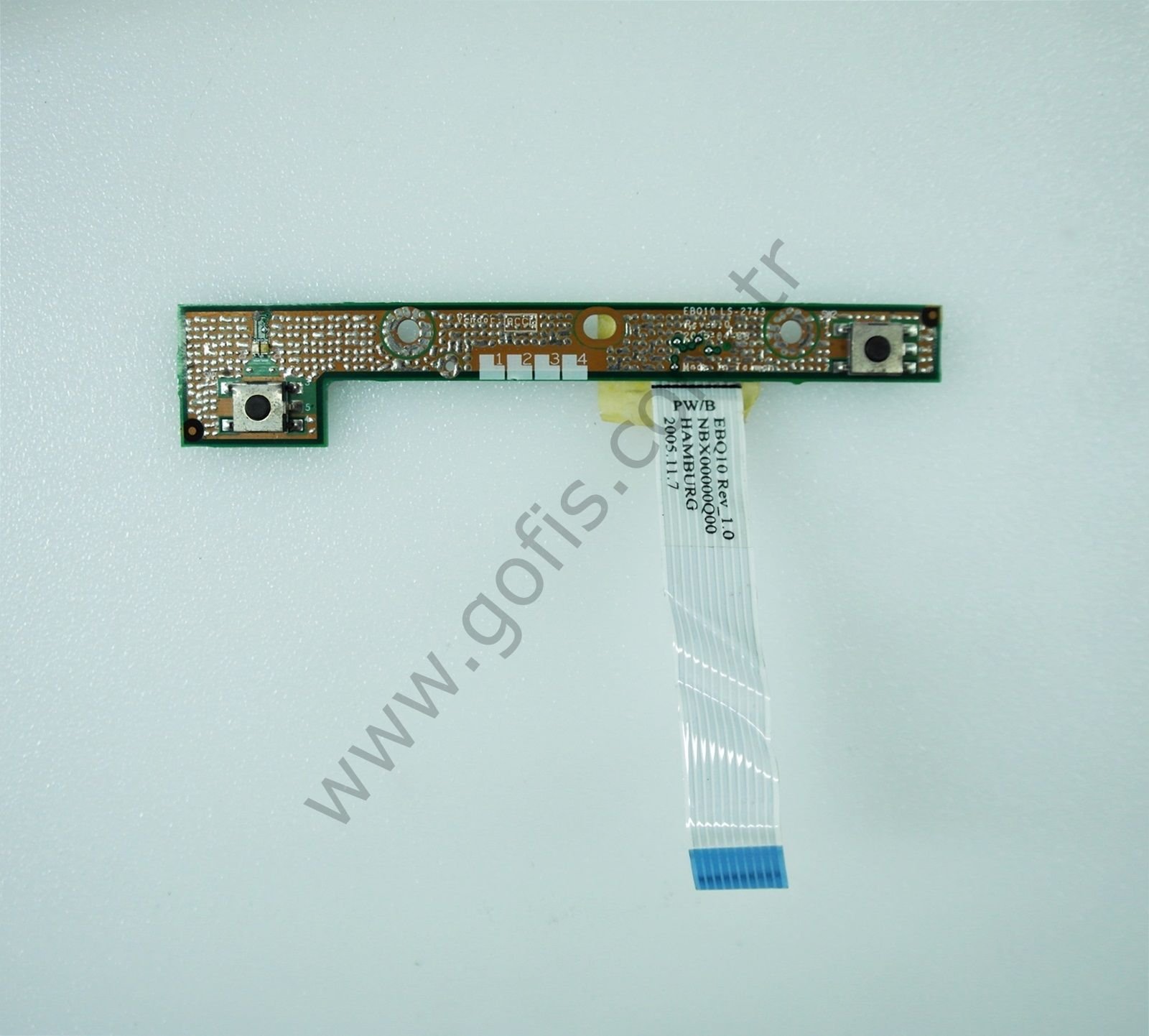 TOSHİBA SATELLİTE M60-183 POWER BUTTON BOARD LS-2743 NBX00000Q00