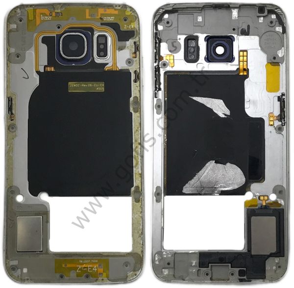 SAMSUNG GALAXY G925 S6 EDGE ORTA KASA SİYAH