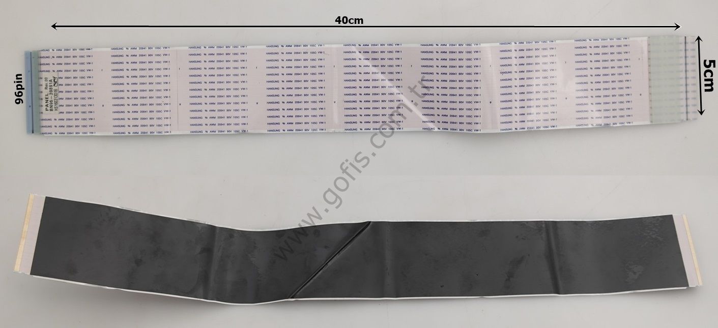 SAMSUNG UE40KU7000U LVDS KABLO BN96-39891A 5CM 40CM 96 PİN LVDS CABLE
