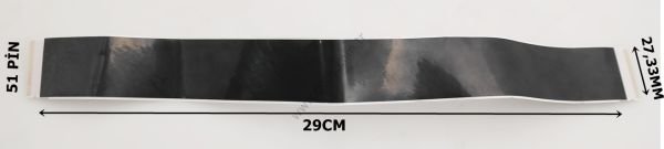 SAMSUNG UN75JU7100F, UN75JU6500F, UN75JU641DF LVDS KABLO BN96-35462R 27,33MM 29CM 51 PİN LVDS CABLE