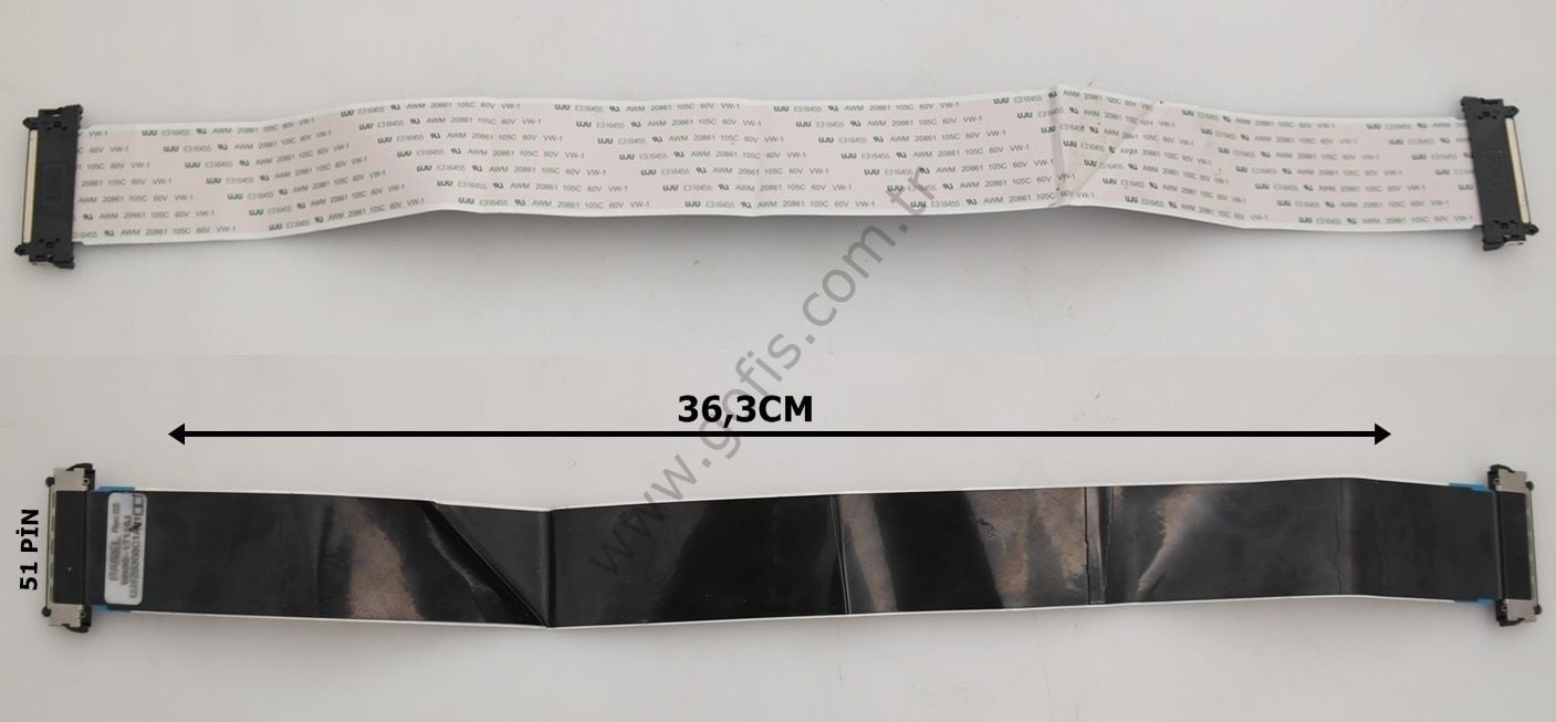 SAMSUNG UE46D8000 LVDS KABLO BN96-17116J 36,3CM 51 PİN LVDS CABLE