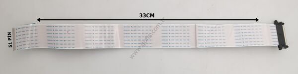 SAMSUNG UE46F6800SBXXU, SAMSUNG UE46F6500SBXXU LVDS KABLO BN96-24278W 33CM 51 PİN LVDS CABLE