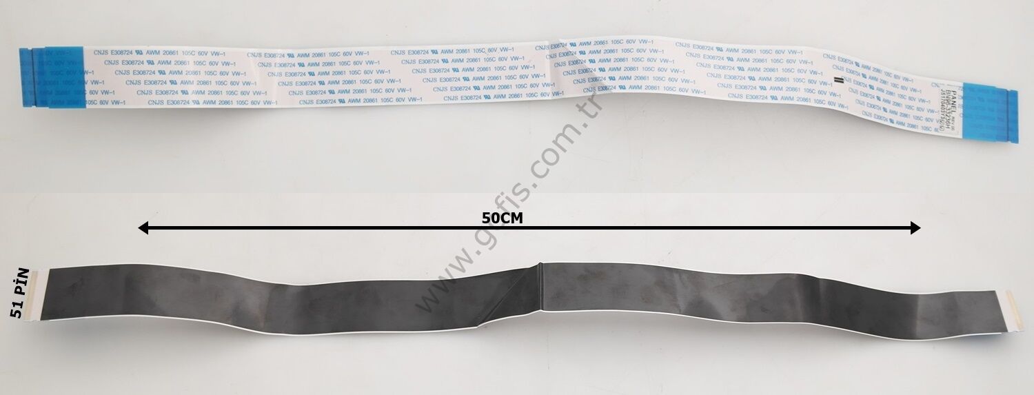 SAMSUNG UN58J5190AF LVDS KABLO BN96-33236H 50CM 51 PİN LVDS CABLE