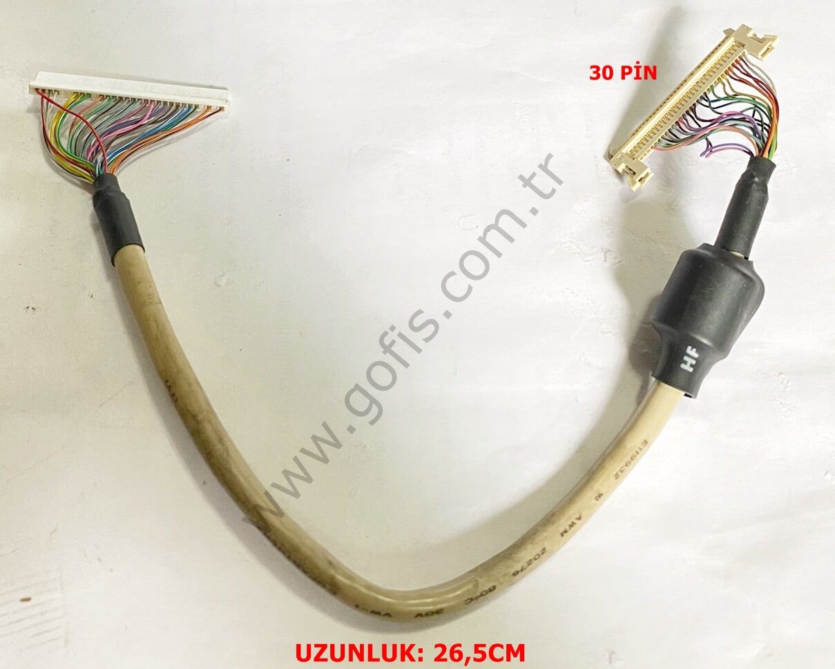 E119932 AWM 20276 80C 30V VW-1 COPARTNER LVDS KABLO 30 PİN 26.5CM