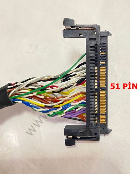 TOSHİBA 32BV701B LVDS KABLO 30069139 DGCEC 51 PİN 31.3CM