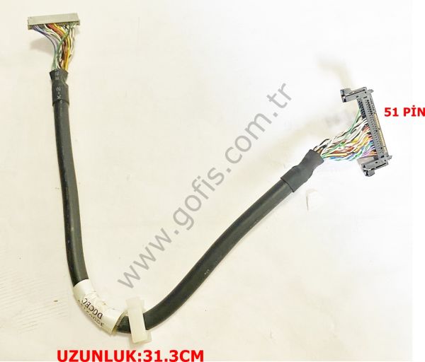 TOSHİBA 32BV701B LVDS KABLO 30069139 DGCEC 51 PİN 31.3CM