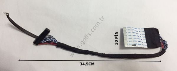 AXEN AX032DLD16AT017-ZM LVDS KABLO 34,5CM 30 PİN LVDS FLEX KABLO