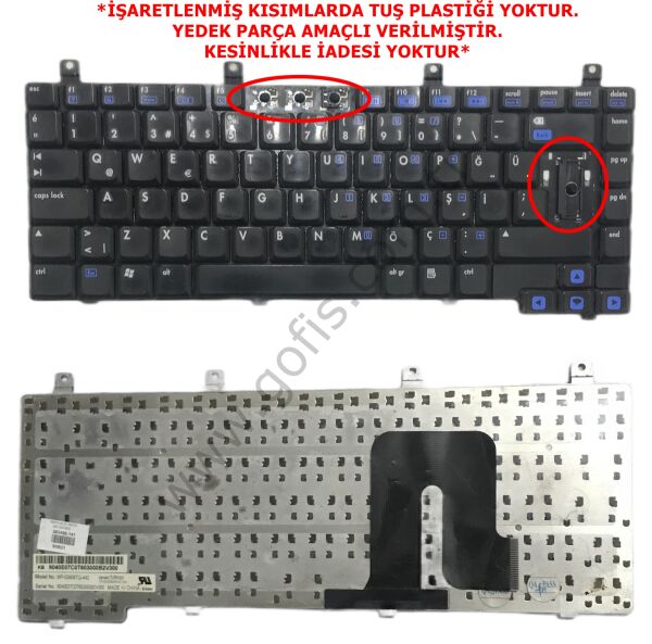 HP PAVİLİON DV4000 KLAVYE TÜRKÇE Q MP-03906TQ-442 383495-141 *YEDEK PARÇA AMAÇLI*