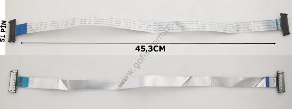 HONGLIN AWM 20890 E239426 105C 90V VW-1 LVDS KABLO 45,3CM 51 PİN LVDS CABLE