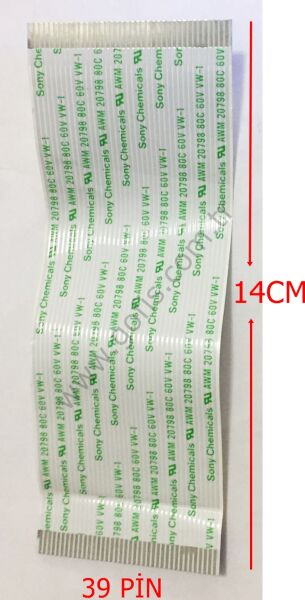 SONY CHEMICALS AWM 20798 80C 60V VW-1 FLEX KABLO 39 PİN 14CM FLEX CABLE