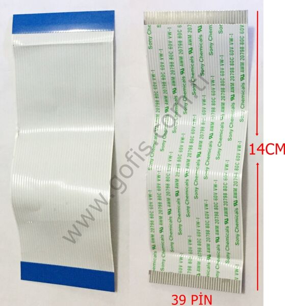 SONY CHEMICALS AWM 20798 80C 60V VW-1 FLEX KABLO 39 PİN 14CM FLEX CABLE
