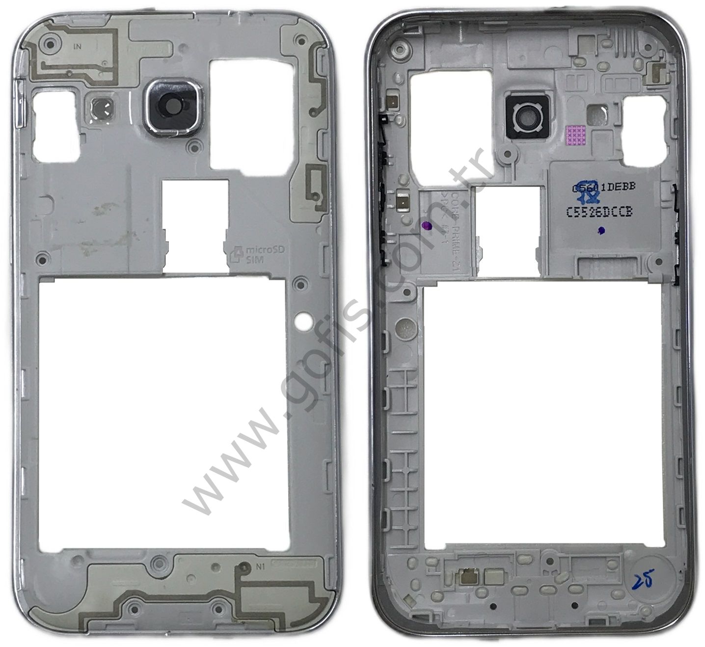 SAMSUNG GALAXY CORE PRİME G360 ORTA KASA GÜMÜŞ