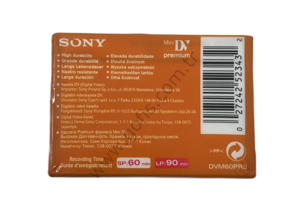 SONY DVM60PR3 MİNİ DV KAMERA KASETİ