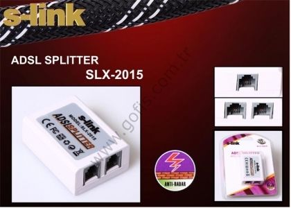 S-LİNK SLX-2015 FİLTRELİ ADSL SPLİTTER