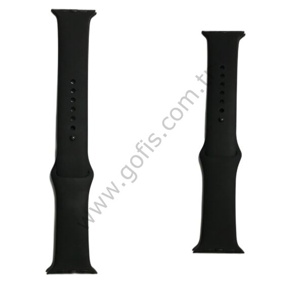 APPLE WATCH 38MM SİLİKON SPOR KORDON SİYAH %100 ORİJİNAL