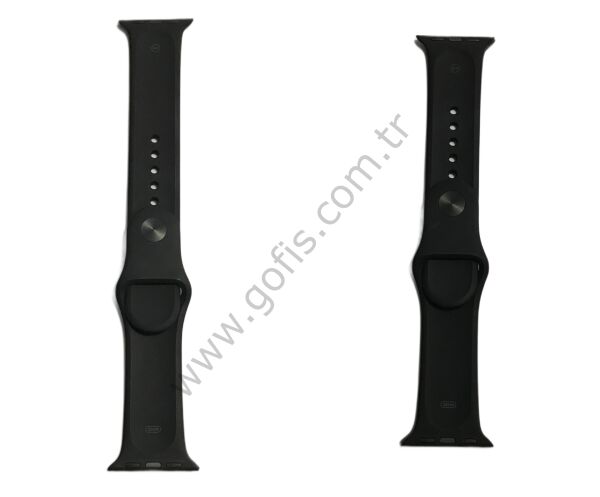 APPLE WATCH 38MM SİLİKON SPOR KORDON SİYAH %100 ORİJİNAL