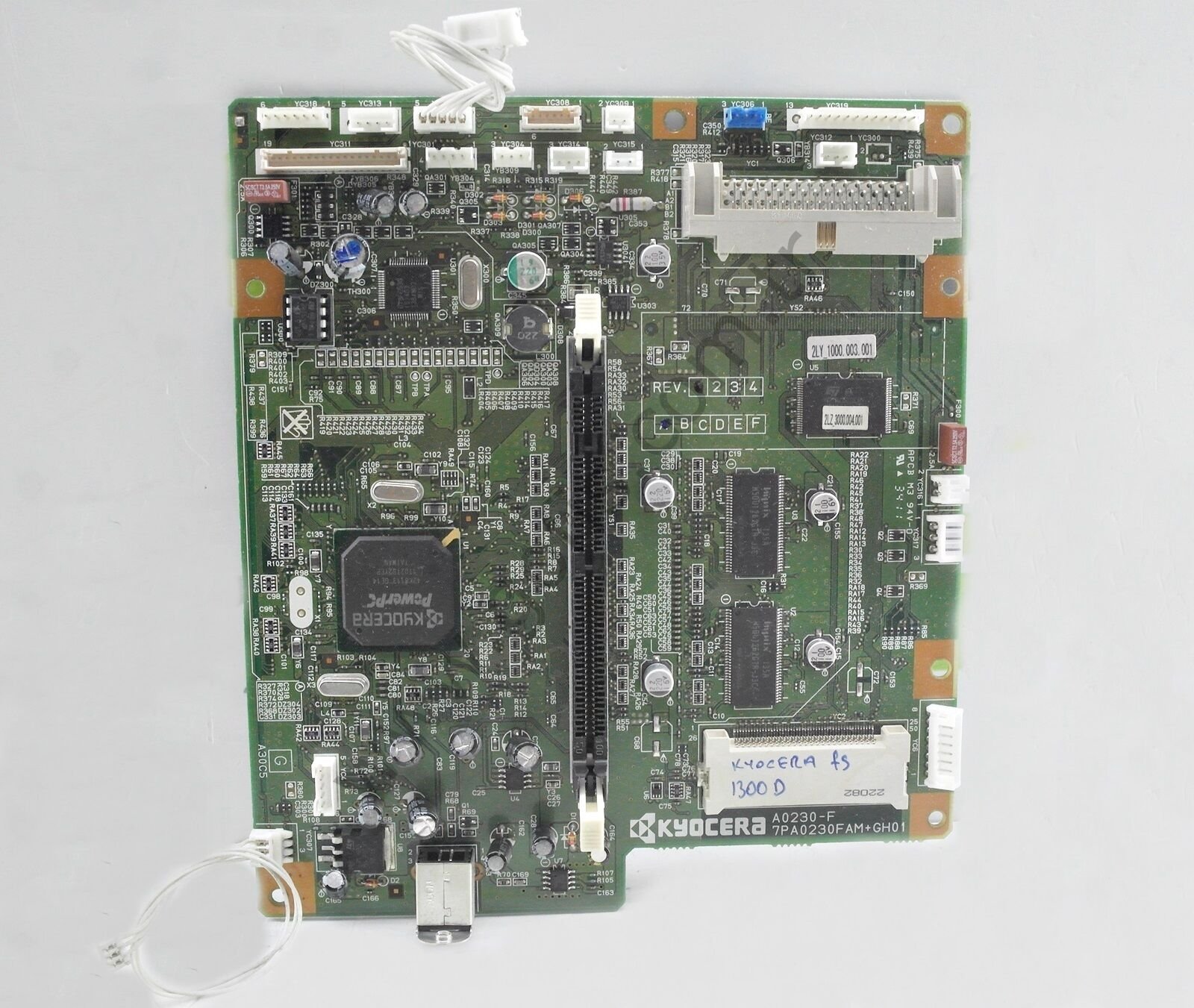 KYOCERA FS 1300D ANAKART A0230-F 7PA0230FAM+GH01 MAİN BOARD