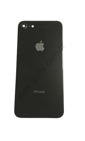 APPLE İPHONE 8 ARKA KAPAK CAM KAMERA LENSLİ SİYAH %100 ORİJİNAL