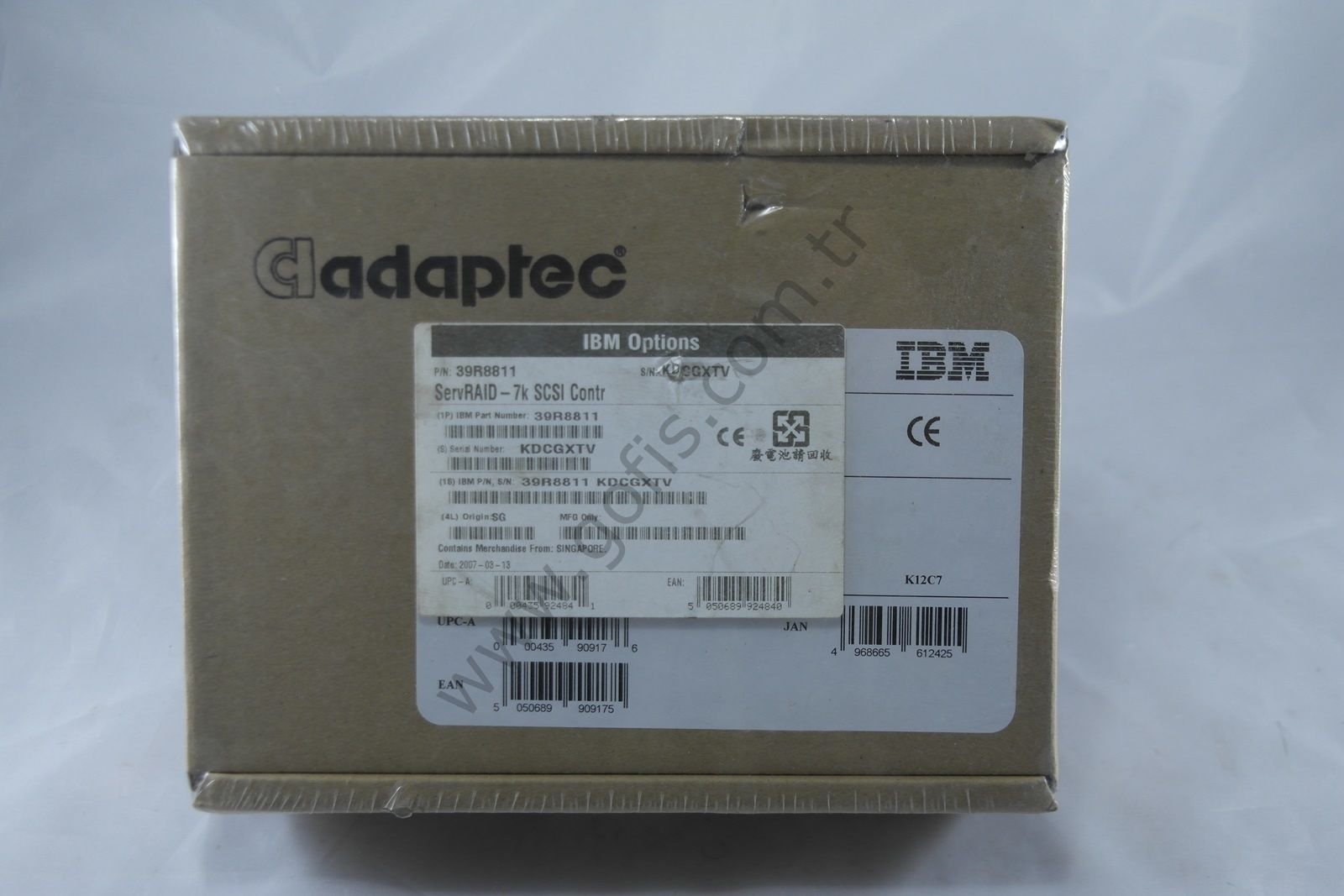 ADAPTEC 39R8811 IBM SERVERAID 7K CONTROLLER OPTIONS