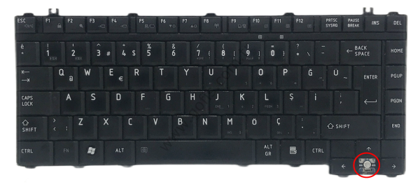 TOSHİBA SATELLİTE L300 KLAVYE TÜRKÇE Q NSK-TAE0T 6037B0027818 *YEDEK PARÇA AMAÇLI*