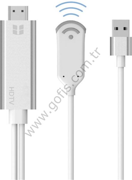 MİRASCREEN HDTV ADAPTÖR HDMI WİFİ KABLOSUZ SES VE GÖRÜNTÜ AKTARICI (1920X1080P)