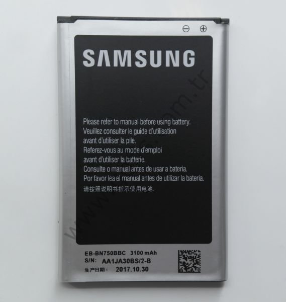 SAMSUNG GALAXY NOTE 3 NEO EB-BN750BBE PİL BATARYA 3100mAh %100 UYUMLU