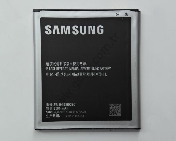SAMSUNG G720 GALAXY GRANDMAX EB-BG720CBC PİL BATARYA 2500mAh %100 UYUMLU
