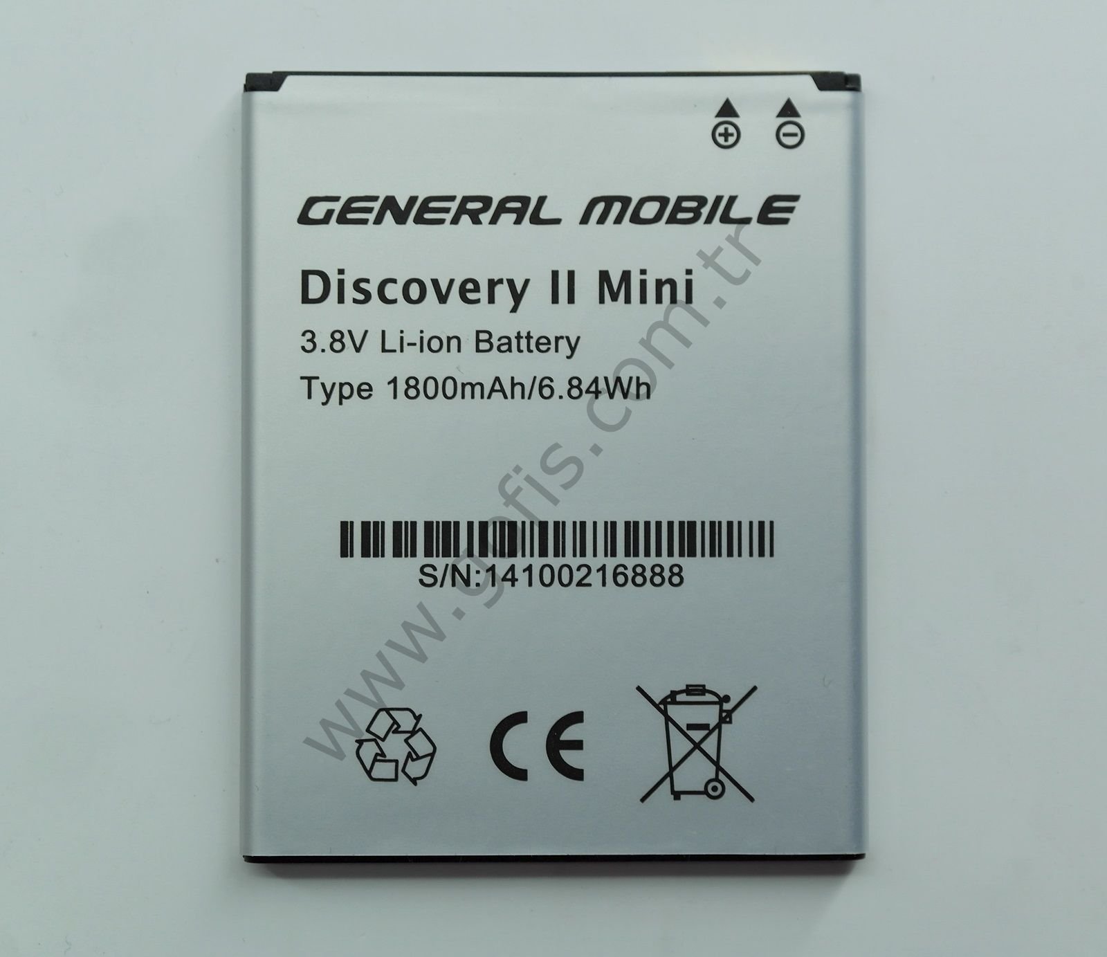 GENERAL MOBİLE DİSCOVERY 2 MİNİ PİL BATARYA 1800mAh %100 UYUMLU