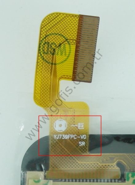 VESTEL V TAB LİTE 2 DOKUNMATİK YJ739FPC-V0 ÖN CAM SİYAH