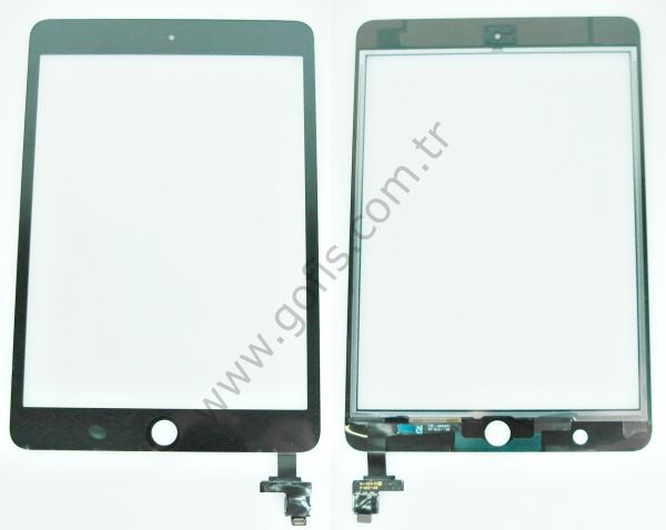 APPLE İPAD MİNİ 3 DOKUNMATİK ÖN CAM A1599 A1600 SİYAH