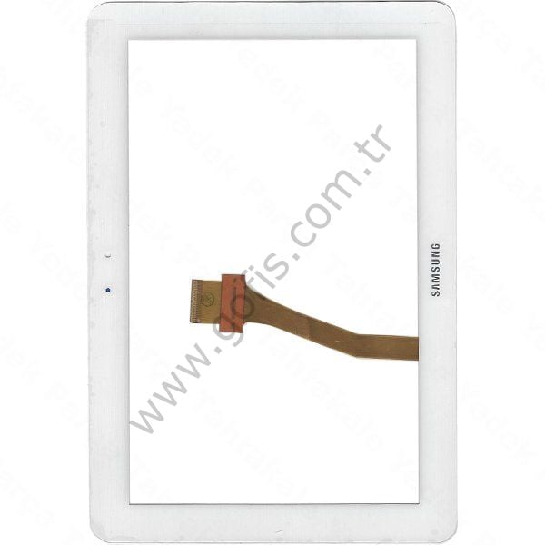 SAMSUNG GALAXY TAB 10.1 P7500 DOKUNMATİK ÖN CAM BEYAZ