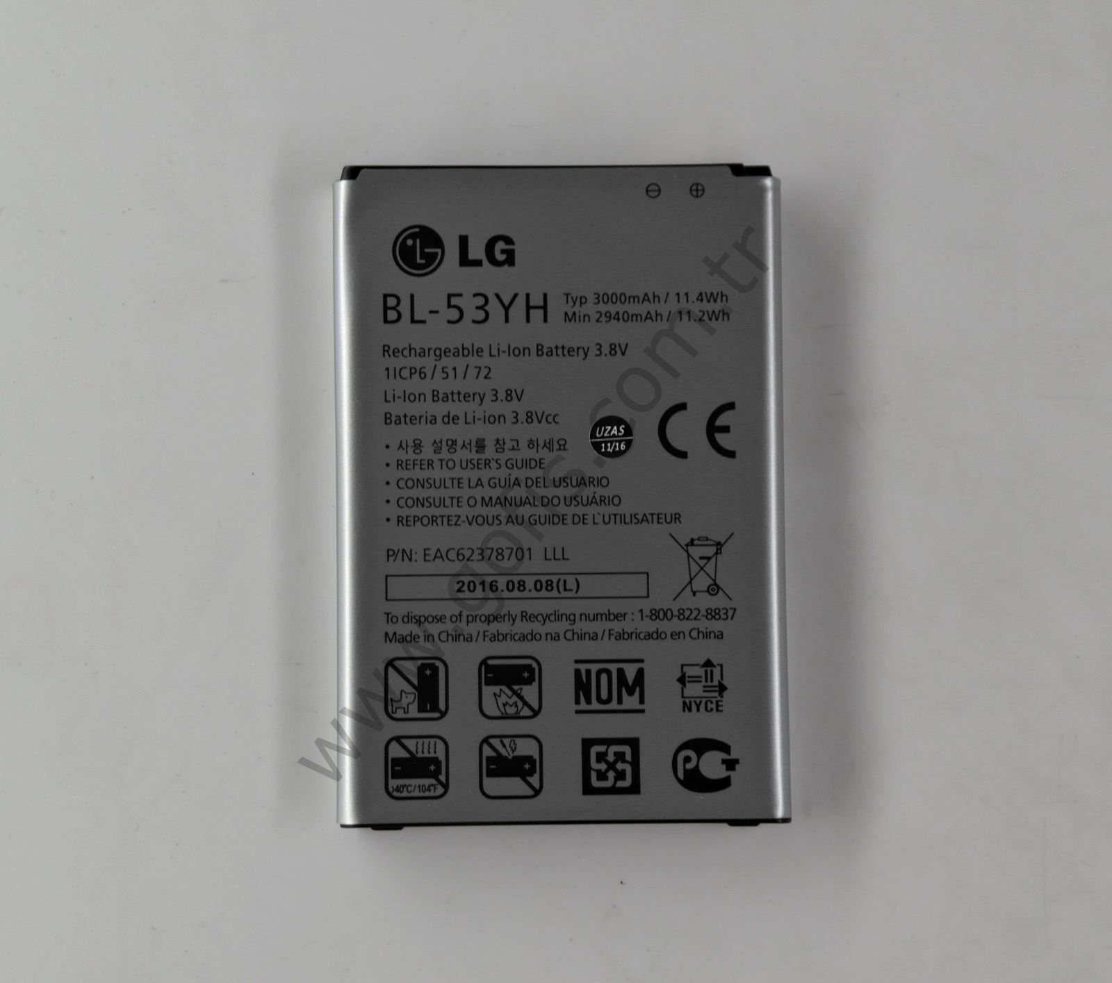 LG G3 PİL BATARYA BL-53YH 3000mAh %100 UYUMLU