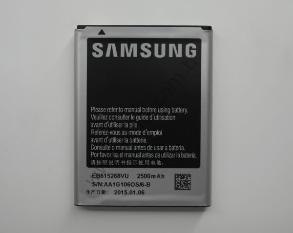 SAMSUNG GALAXY NOTE 1 N7000 PİL BATARYA EB615268VU 2500mAh %100 UYUMLU