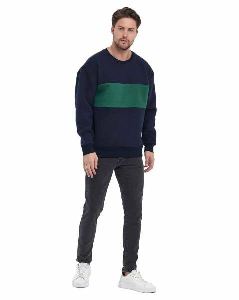 Erkek 3 İplik Oversize Sweatshirt