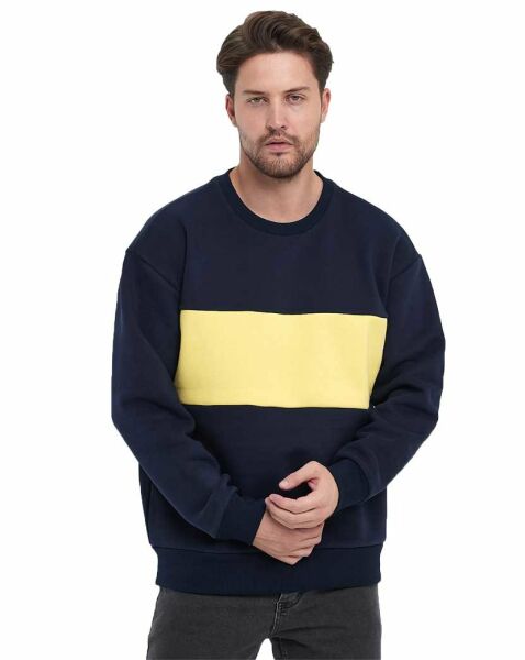 Erkek 3 İplik Oversize Sweatshirt