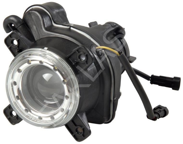 Cadface Short Beam Headlight with Lens+Position,12V,Manual,Led