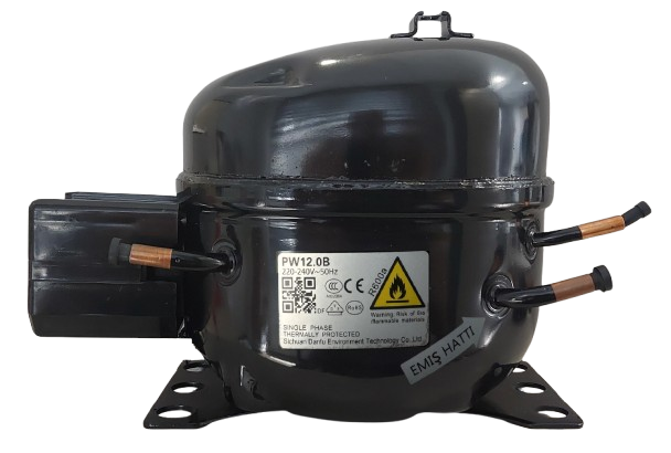 1/4 HP  R600A  EV TİPİ  DANFU KOMPRESÖR