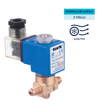 3/8'' RAKORLU 3 MM ORIFISLI DİREKT TIP SOLENOID VANA 220V
