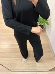 Siyah Modal Kumaş Takım