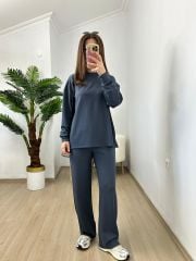 Füme Modal Scuba Kumaş Sweat Günlük Takım