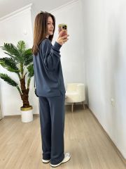 Füme Modal Scuba Kumaş Sweat Günlük Takım