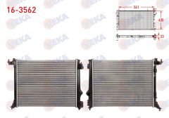 Motor Su Radyatörü (Mekanik) | Renault Megane 4 1.5 Dci K9K - 1.6 Dci R9M (2016-2024)