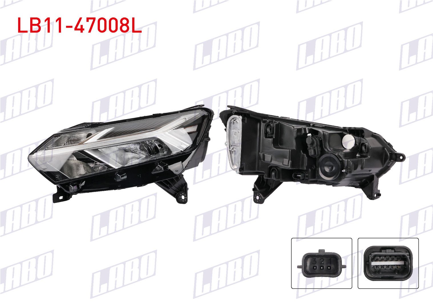 Sol Ön Far Lambası Led'li | Dacia Sandero 3, Jogger (2020-)