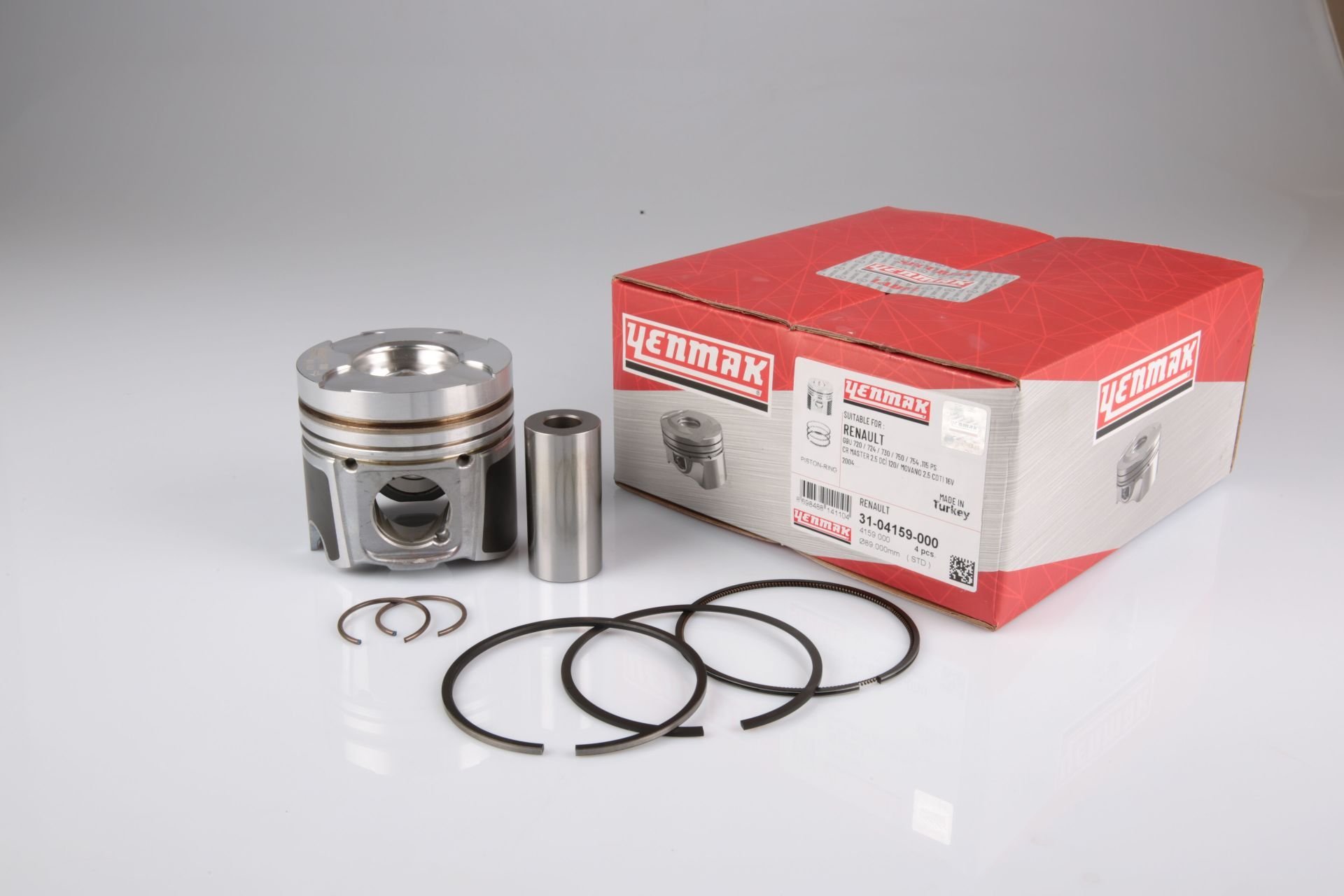 Motor Piston Segman'lı STD (ADET) | Renault Master 2 2.5 Dci 16V G9U