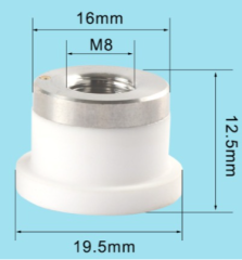 (19.5mm*12.5mm*16 M8) RAYTOOLS 3D Boru-Profil Seramik-Silindir