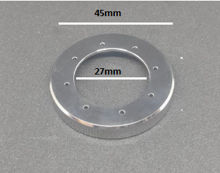 PRECİTEC PROCUTTER 2.0 SABİTLEME SOMUNU(27,5mm*39mm*45mm)